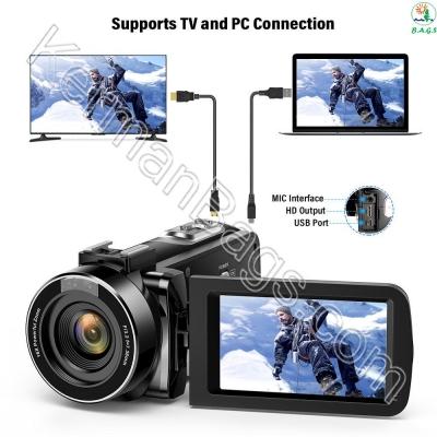 دوربین فیلم برداری مدل FHD 1080P 24.0MP 30FPS 16X-IR-MIC-C